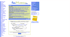 Desktop Screenshot of fanmusical.net