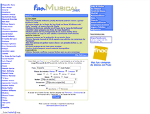 Tablet Screenshot of fanmusical.net